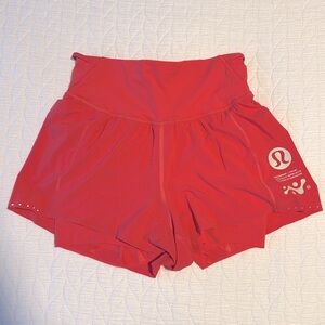 lululemon athletica Women's Red Athletic Shorts